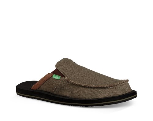 Sanuk Mens You Got My Back III Brown Shoes | NUHJXQ478